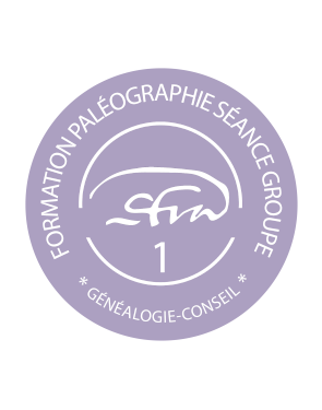 Logo Généalogie-Conseil - Formation Paléographie séance groupe