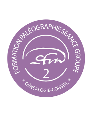 Logo Généalogie-Conseil - Formation Paléographie 2 séances groupe