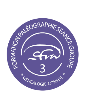 Logo Généalogie-Conseil - Formation Paléographie 3 séances Groupe