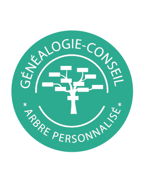 Logo Généalogie-Conseil - Arbre généalogique personnalisé