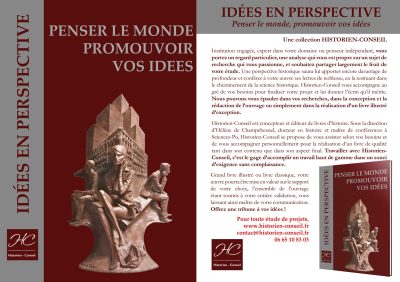 Flyer - Idées en perspective, Penser le monde, promouvoir les idées